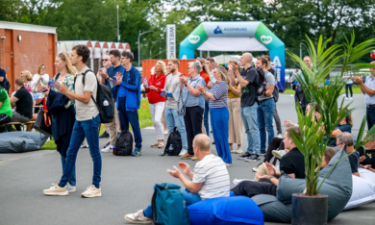 impressie van het Beweegreis festival in Drenthe