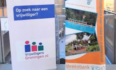 banners Vrijwilligers Groningen en Ideeënbank Groningen