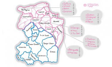 herindelingen Groningen Drenthe